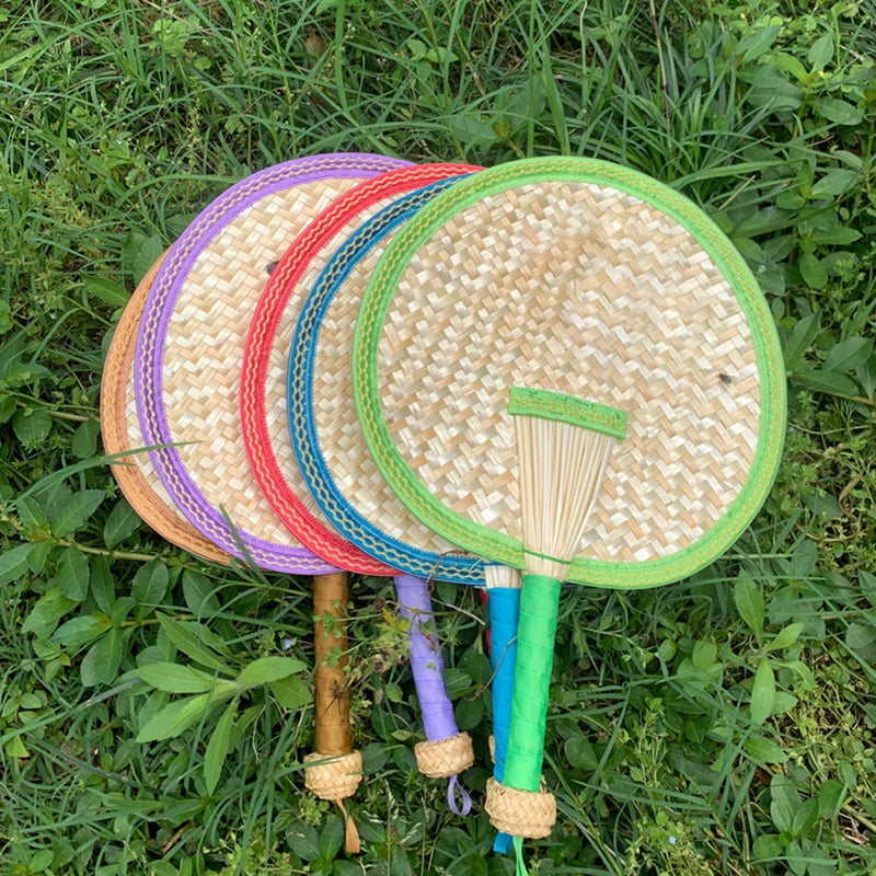 Summer Natural Environmentally Friendly Hand-Woven Fan