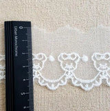 New Little Bear Cotton Mesh Embroidery Lace