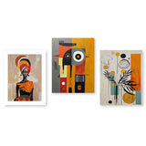 New Colorful Abstract African Ethnic Art