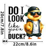 Interesting duck quotes Iron Patch Heat Transfer Printing  On Clothes