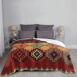 New Navajo Pattern Tribal Ethnic Blankets