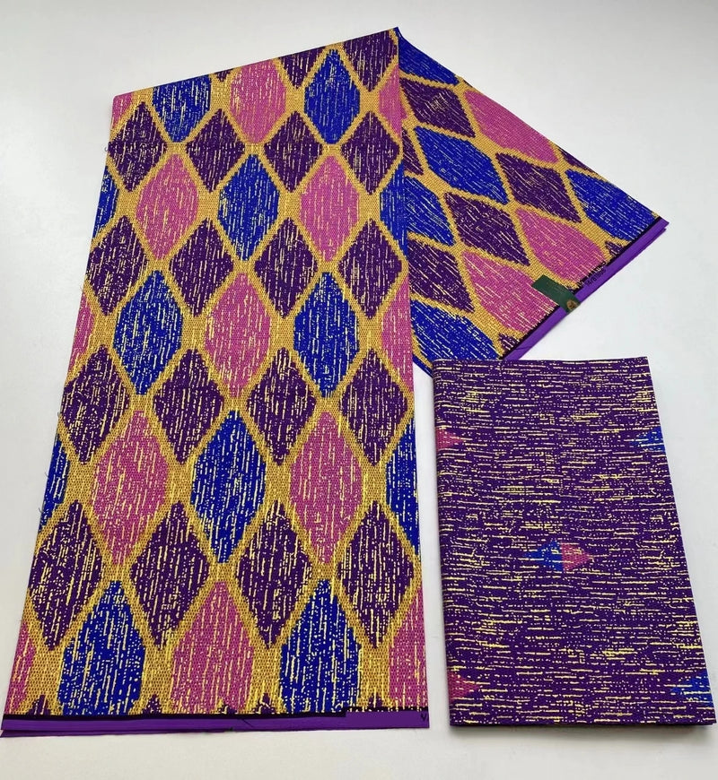 100% Cotton Nigeria Ankara Pagne Wax Fabric