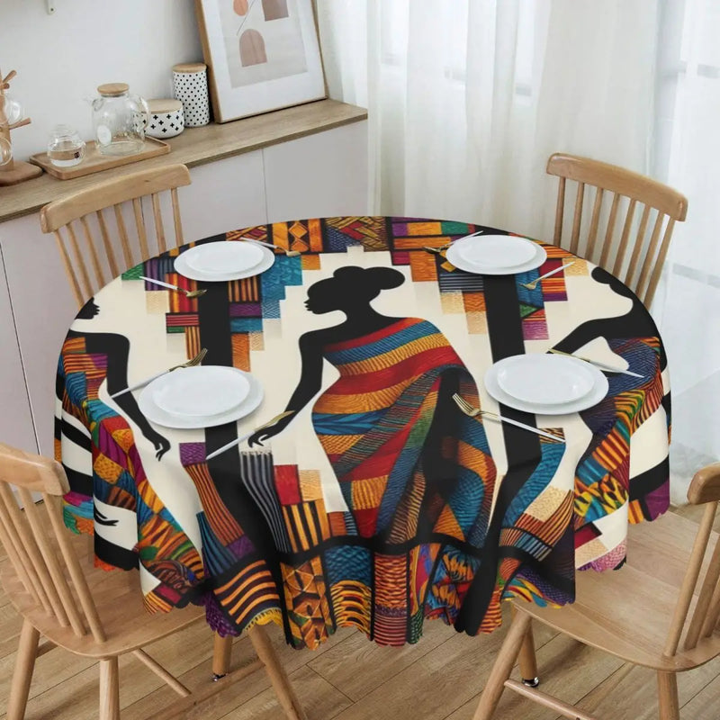 African Woman Life Culture Tablecloth