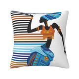 Africa Women Ethnic Style Soft Luxury Pillow Cases