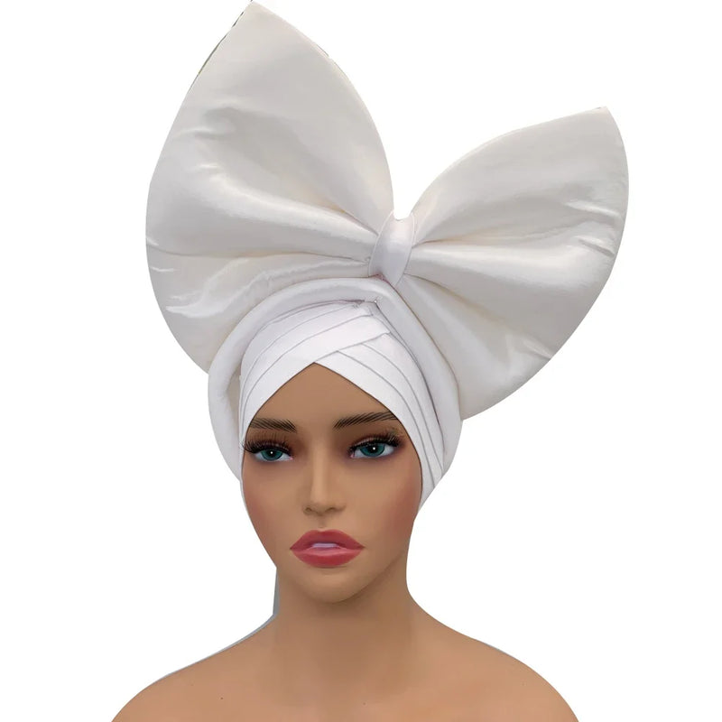 African Auto Gele Headtie Nigeria Party Headwear Hat