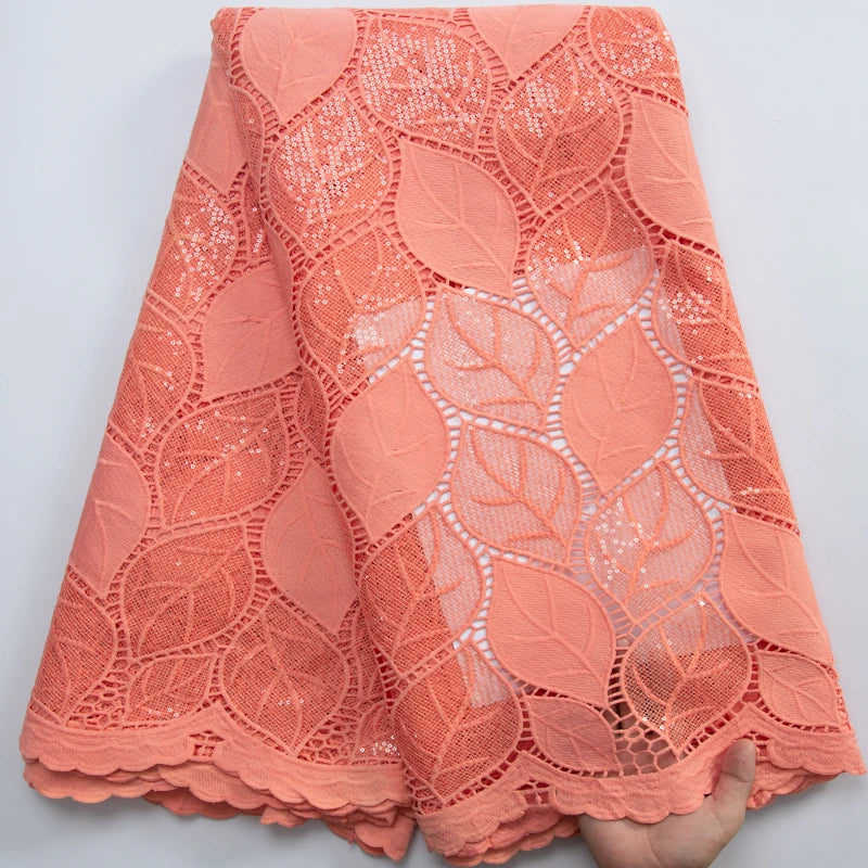 High Quality African Water Souble Lace Fabric