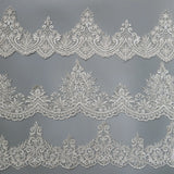 New luxury beaded embroidery lace