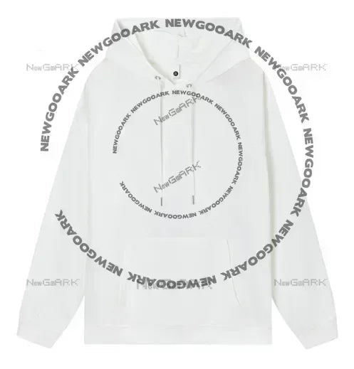 New Custom Embroidered Screen Plain Hoodie