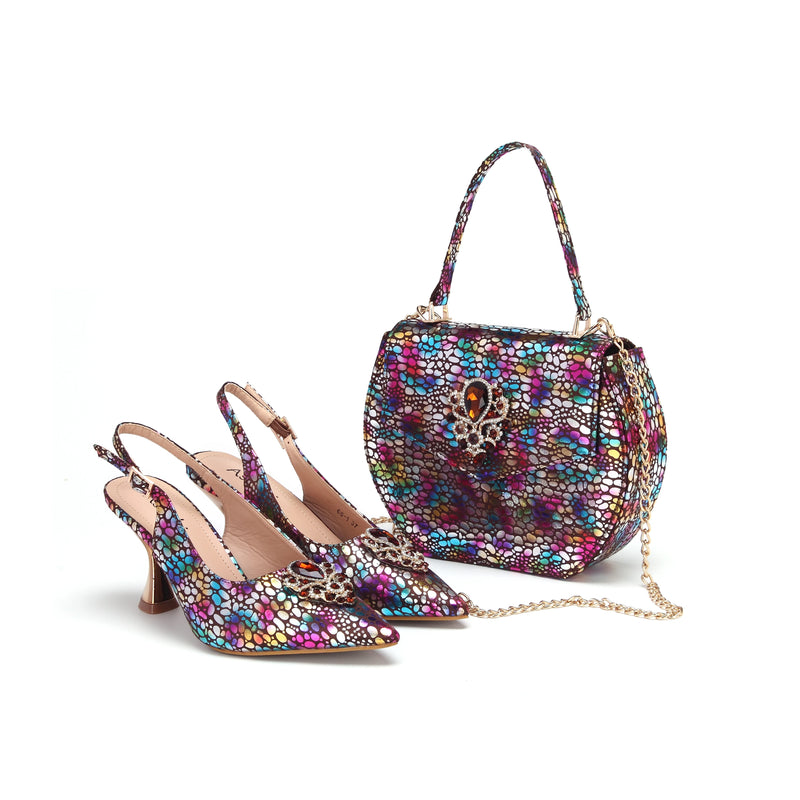 New African fashion Italian Shoes And Bag Sets