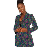 New Ankara Blazers African Wedding Party Short Coat