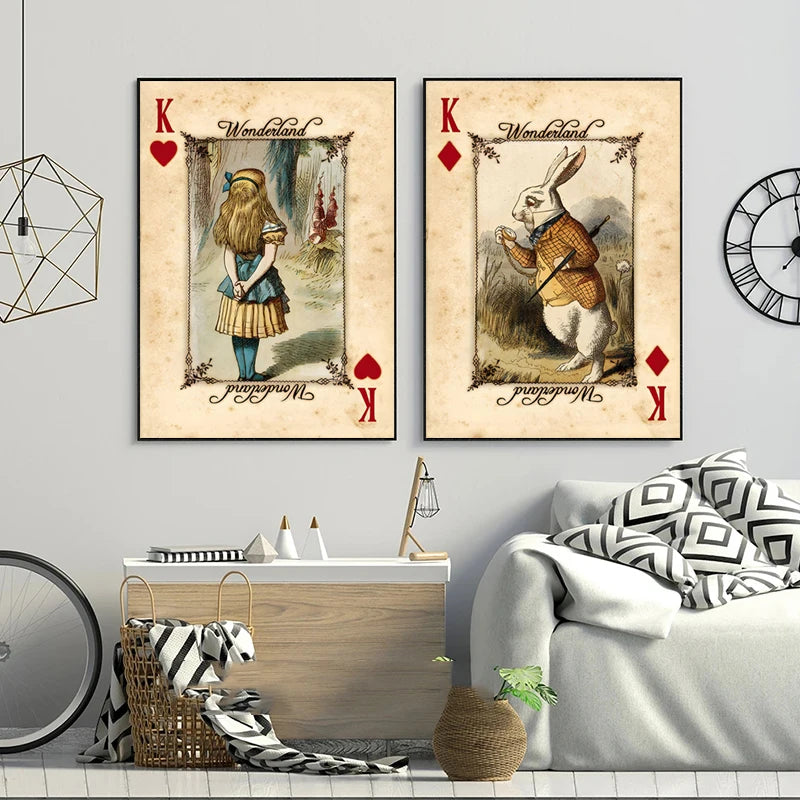 Alice In Wonderland Prints Wall Art