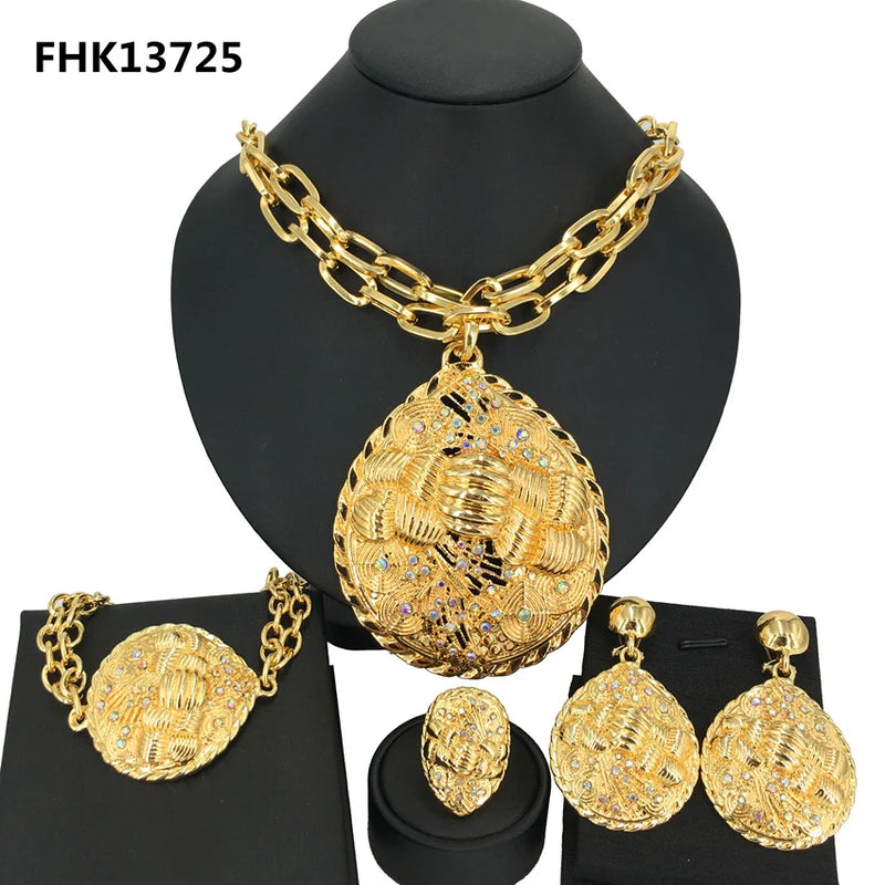 Hot Selling Brazilian Dubai Italian Gold Plated Jewelry