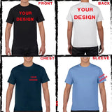 Men Print Your Own Design Brand T Shirt