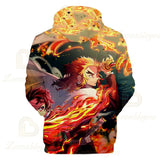 Kimetsu No Yaiba Anime 3D hoodie