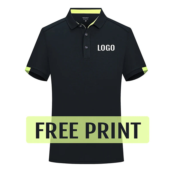 Summer Quick Drying Polos Printed Ice Cooling Shirt