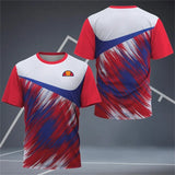 Men's Badminton Training Clothing Outdoor Fitness Sports T-Shirts