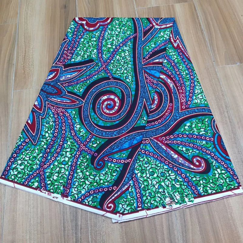 New Green Ankara African Wax