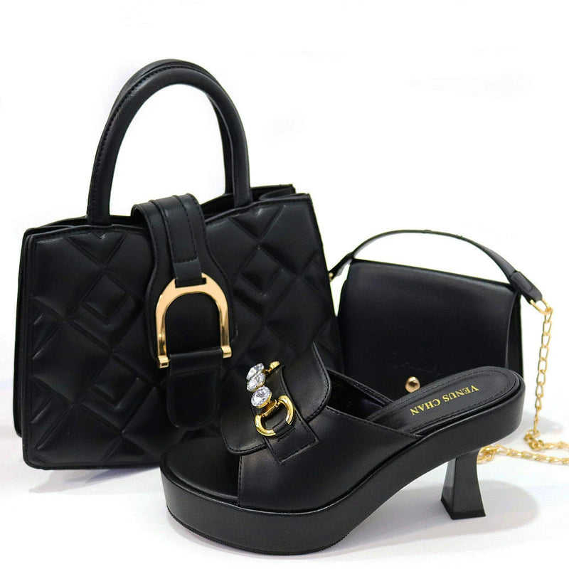 Summer Casual New Italian Women Shoes and Bag