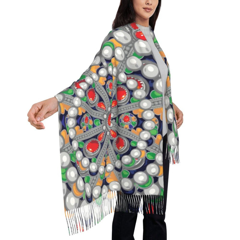 Amazigh Berber Kabyle Jewelry Scarf