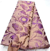 High Quality Nigerian Damask Gilding Lace Fabric