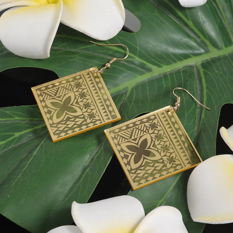 New Hawaiian Acrylic Australia Designer Earrings Accessories