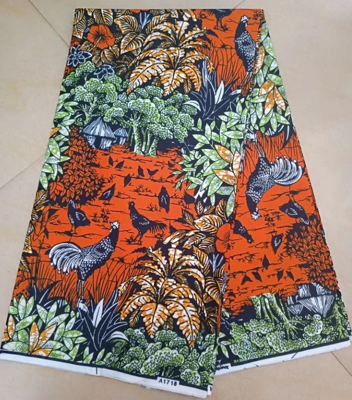 100% polyester Pagne African Wax