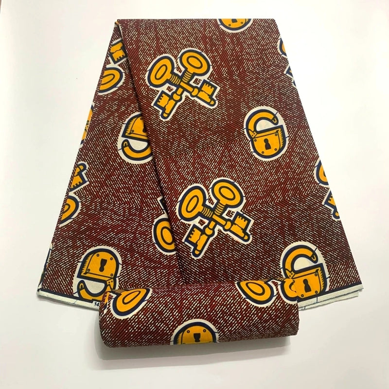 100%Cotton Tissu Ghana Pagne Wax Ankara Fabric