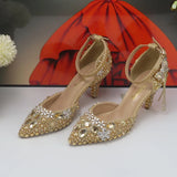 New Pointed Toe Bridal wedding shoes and Bag