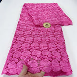 New Arrival African Water Soluble Lace Fabric