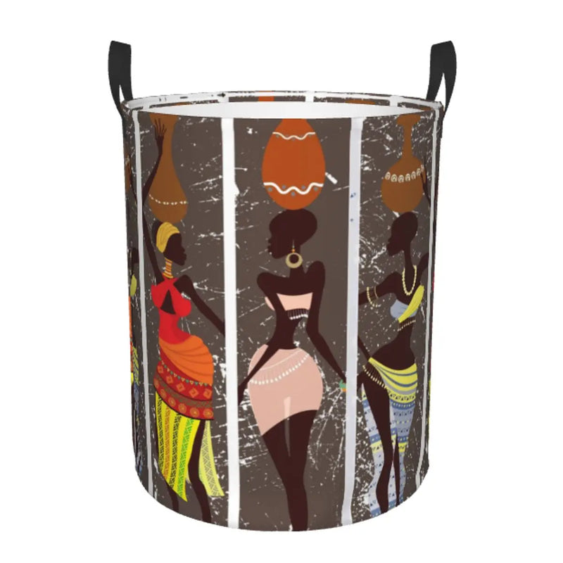 New African Ethnic Style Pattern Laundry Basket