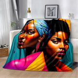 New Ethiopian Painting Art Africa Blanket