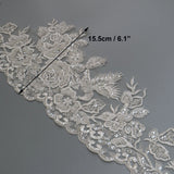 New luxury beaded embroidery lace