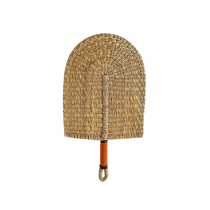 New Woven Straw Fan