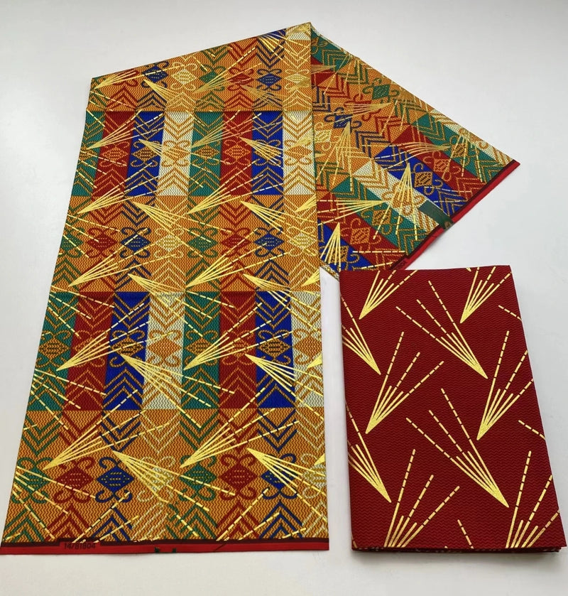 100% Cotton Nigeria Ankara Pagne Wax Fabric