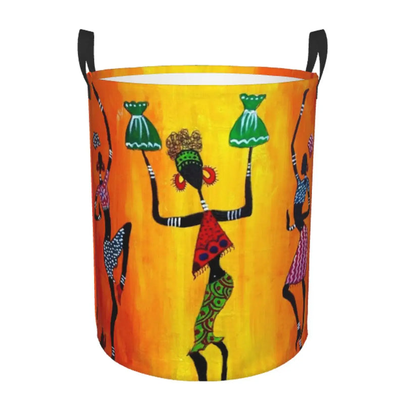 New African Ethnic Style Pattern Laundry Basket