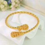 New Dubai Gold Plated Cuff Bracelets