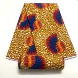 100%Cotton Tissu Ghana Pagne Wax Ankara Fabric