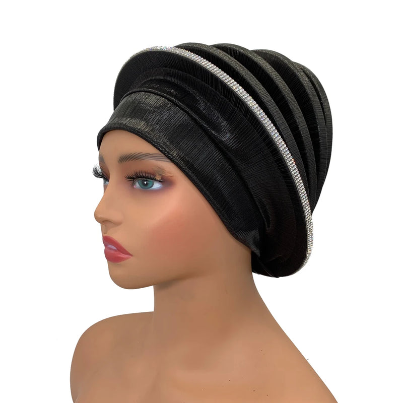 New Elegant Diamonds Spiral Beret