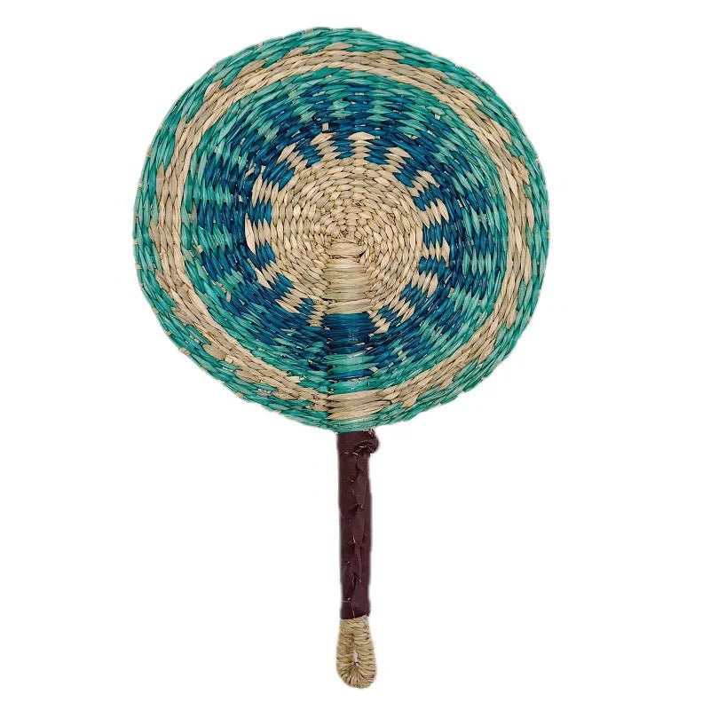 Summer Cooling Grass Handwoven Fan