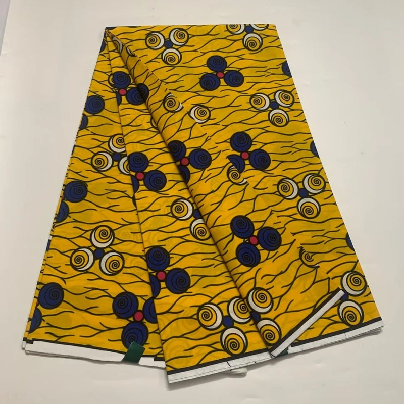 100% Cotton African Wax Print Fabric