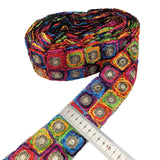 New Colorful Thread Sequins African Lace