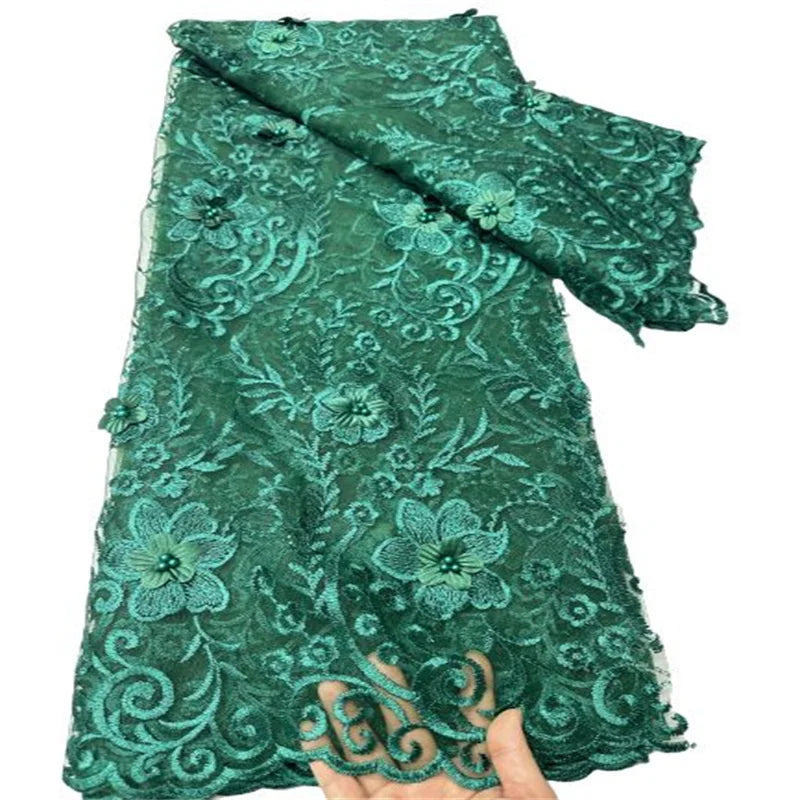 New Fashion African Brocade Lace Fabric