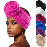 New Flower Bandana Turban Wrap Women Hair Accessories