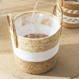 New Fancy Wicker Planter Basket