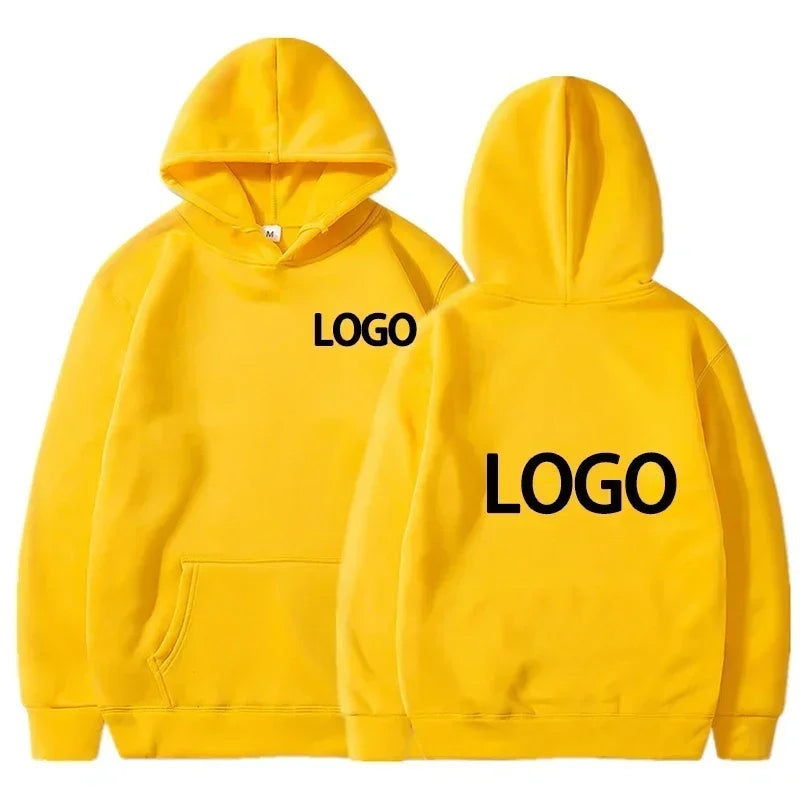 New Loose Custom Logo Pictures and Text Team Casual Clothing