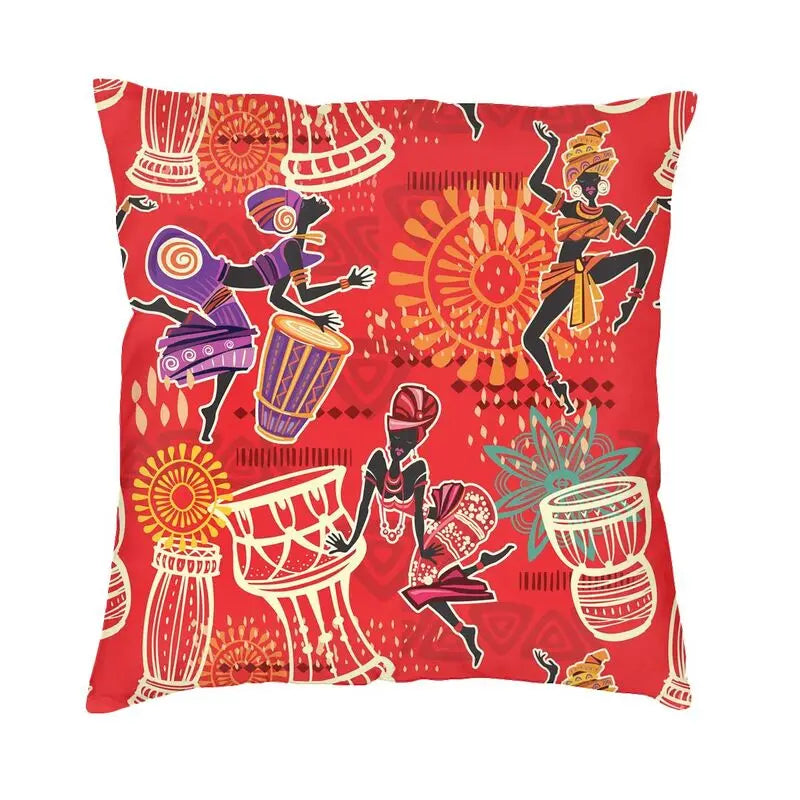 African Ethnic Motifs Cushion Cover