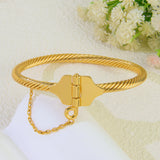 New Dubai Gold Plated Cuff Bracelets