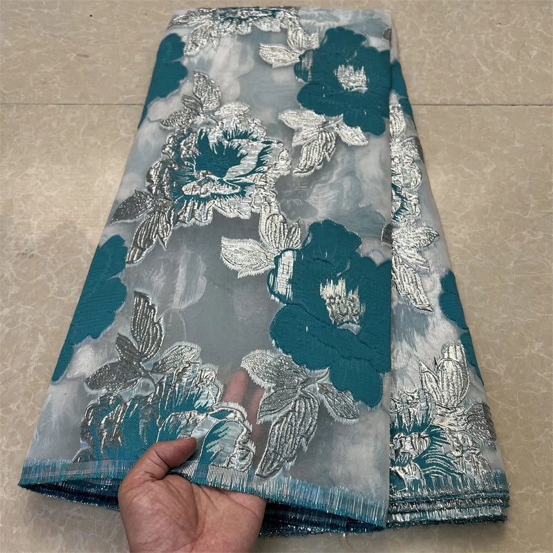 High Quality African Nigerian Tulle Lace Fabric