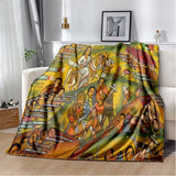 New Ethiopian Painting Art Africa Blanket