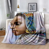 New Ethiopian Painting Art Africa Blanket